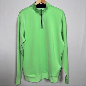 Onward Reserve Lime 1/4 Zip Pullover for Men. Golf, Size Large